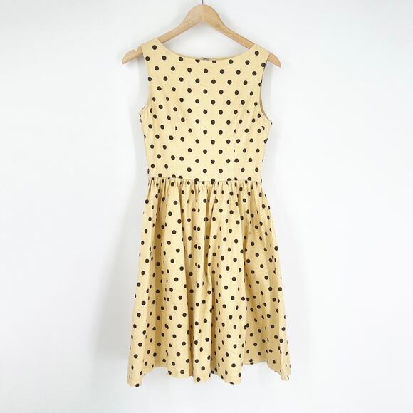 Lindy Bop Retro Polka Dot Dress Size Small - Picture 1 of 5